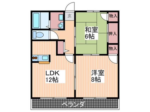 グランデ西原の物件間取画像